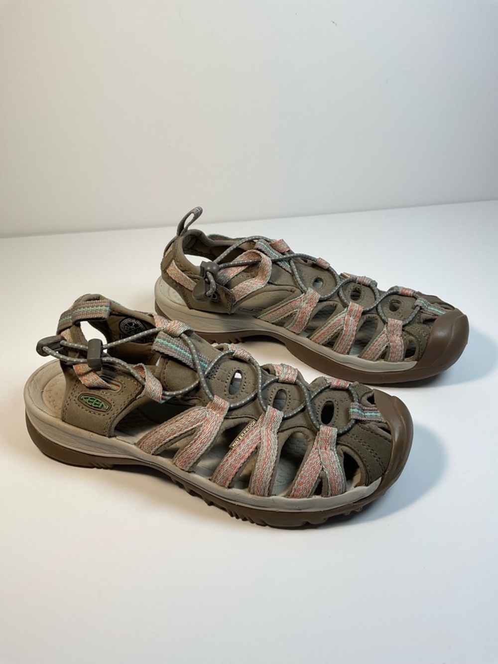 KEEN Waterproof Hiking Sandals Womens Size 7 Outdoor Comfort Trail Shoes - Picture 3 of 10